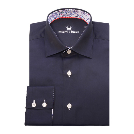 Piter Button-Up Shirt // Navy (S)