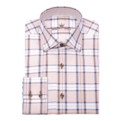 Dave Button-Up Shirt // Brown Multi (S)