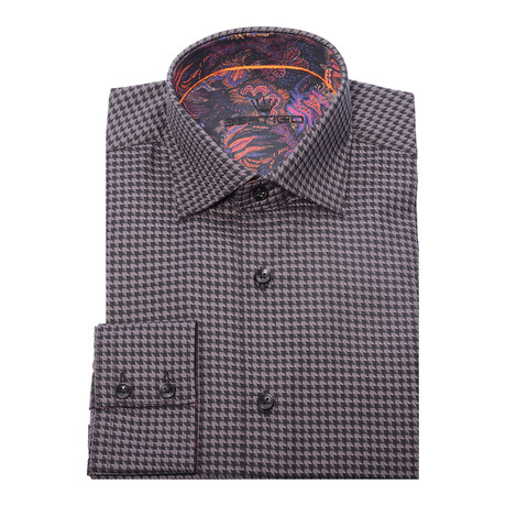 Giraldo Button-Up Shirt // Grey (S)
