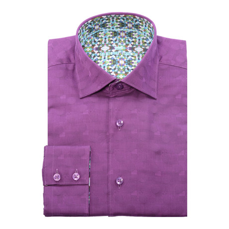 Renato Button-Up Shirt // Purple (S)