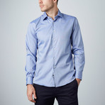 Textured Dress Shirt // Blue (US: 16.5R)