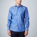 Luca Baretti // Modern Fit Shirt // Navy Blue (US: 16R)