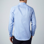 Luca Baretti // Modern Fit Shirt // Blue Square (US: 15.5R)