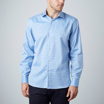 Gingham Dress Shirt // Light Blue (US: 16.5R)