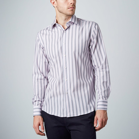 Modern Fit Shirt // Sunset Stripe (US: 14R)