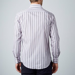 Modern Fit Shirt // Sunset Stripe (US: 17.5R)