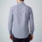 Modern Fit Shirt // Black + White Gingham (US: 16.5R)