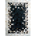 Manolas Rug // Black Leather (5'7"L x 7'9"W)