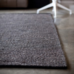 Nordic Rug // Anthracite (5'7"L x 7'9"W)