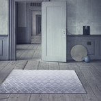 Misty Rug // Silver (5'7"L x 7'9"W)