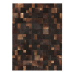 Brilliant Rug // Brown Leather (5'7"L x 7'9"W)