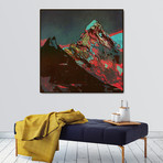 Blood Moon (16"W x 16"H x 2"D)