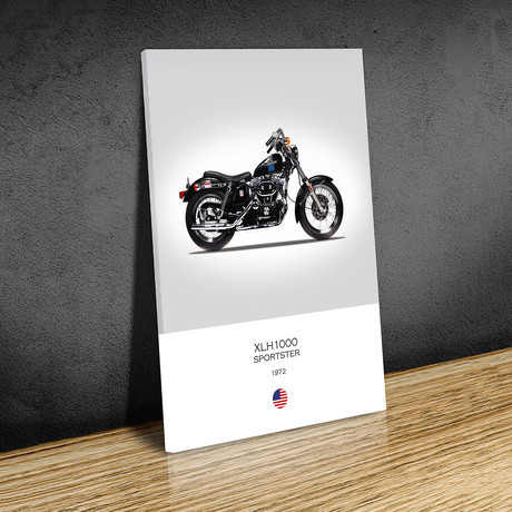 Harley Davidson XLH1000 Sports (Paper // 24"W x 32"H)