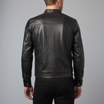 Ted Lamb Leather Biker Jacket // Black (Euro: 52)