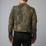 Chiodo Leather Biker Jacket // Safari (Euro: 52)