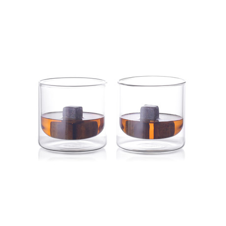 Double-Wall Whiskey Glasses // Set of 2