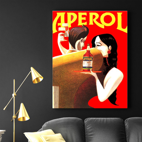 Aperol Spritz (30"W x 24"H x 1.5"D)