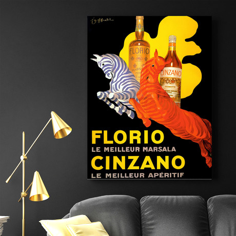 Florio Cinzano (24"W x 30"H x 1.5"D)