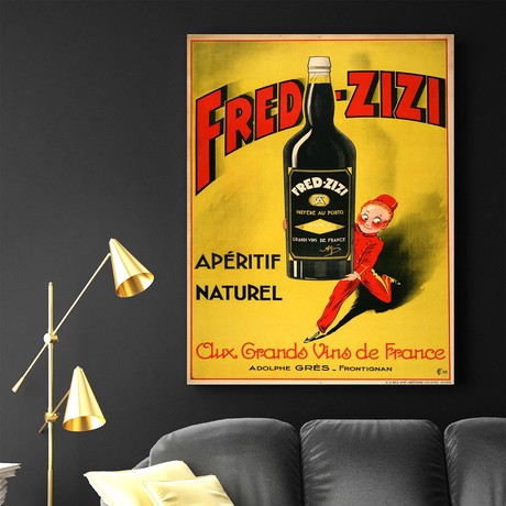Fred-Zizi (30"W x 24"H x 1.5"D)