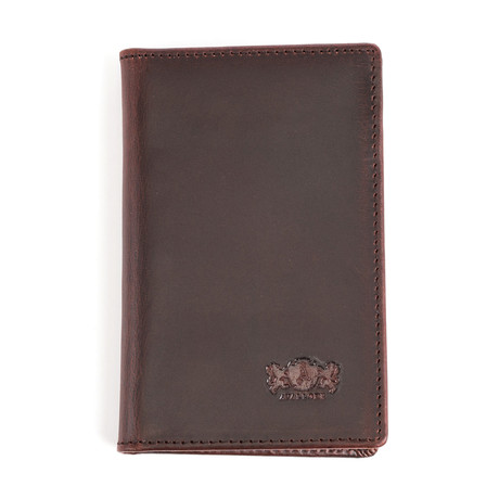 Antique Leather Front Pocket Wallet // Brown