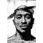 Tupac // Neil Shigley (18"W x 26"H x 0.75"D)