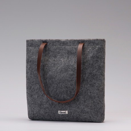 Auster Felt Bag // Grey