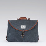 Freud Suede Backpack // Blue