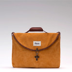 Freud Suede Bag // Mustard