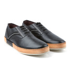 Leather Sneaker // Black (US: 10.5)