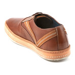 Leather Sneaker // Cognac (US: 10.5)