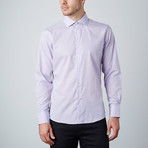 Gingham Dress Shirt // Lavender (US: 16R)
