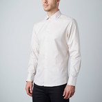 Textured Dress Shirt // Tan (US: 16.5R)