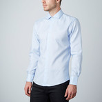 Textured Dress Shirt // Sky Blue (US: 17.5R)