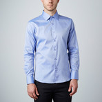 Herringbone Dress Shirt // Light Blue (US: 14.5R)