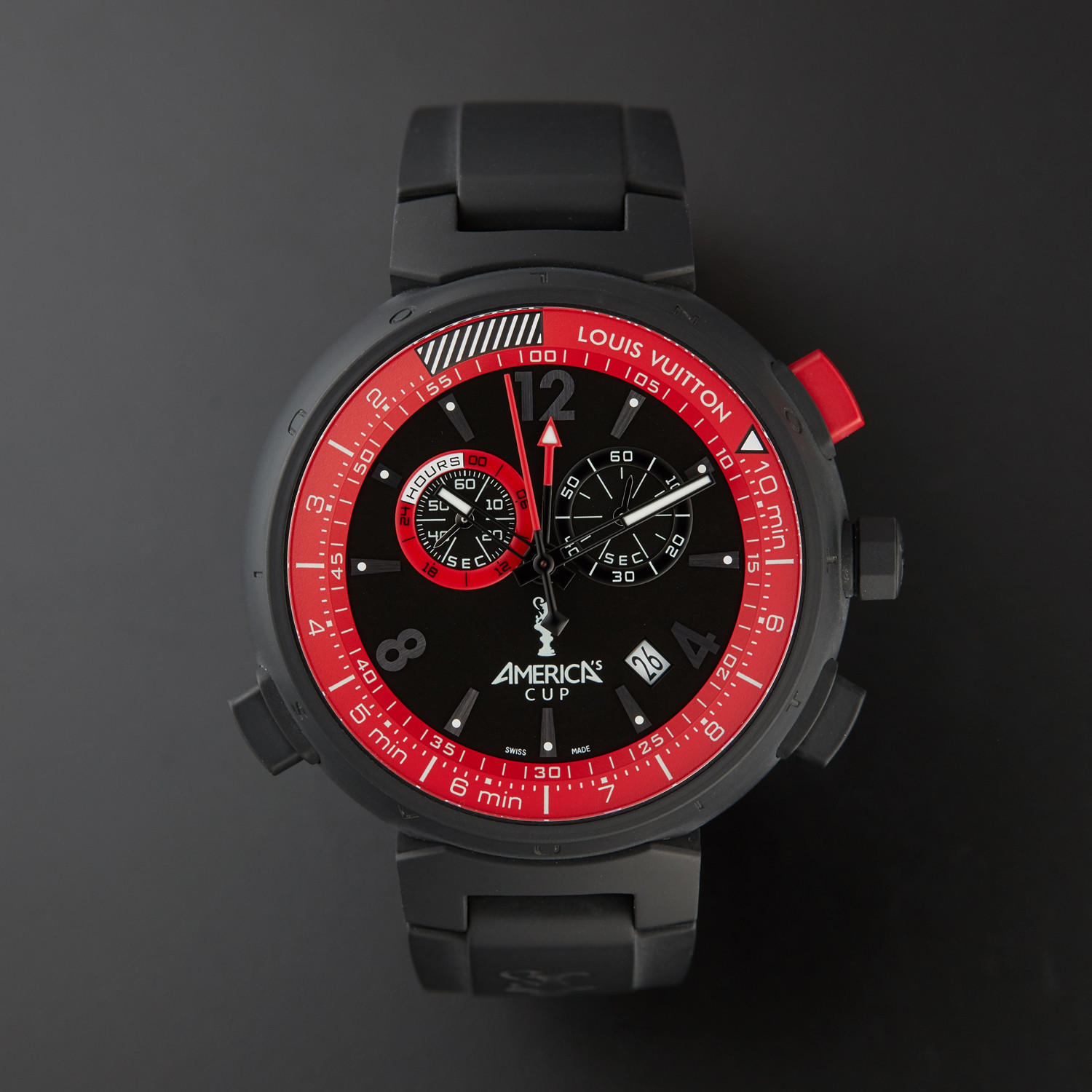 Louis Vuitton Tambour America&#39;s Cup // Q101A // Pre-Owned - Phenomenal Timepieces - Touch of Modern