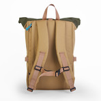 Poplar Camera Rolltop Backpack (Navy)