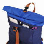 Poplar Camera Rolltop Backpack (Navy)