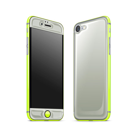Glow Gel Combo // Steel Ash + Neon Yellow (iPhone 7)