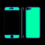 Glow Gel Combo // Navy + Neon Green (iPhone 7)