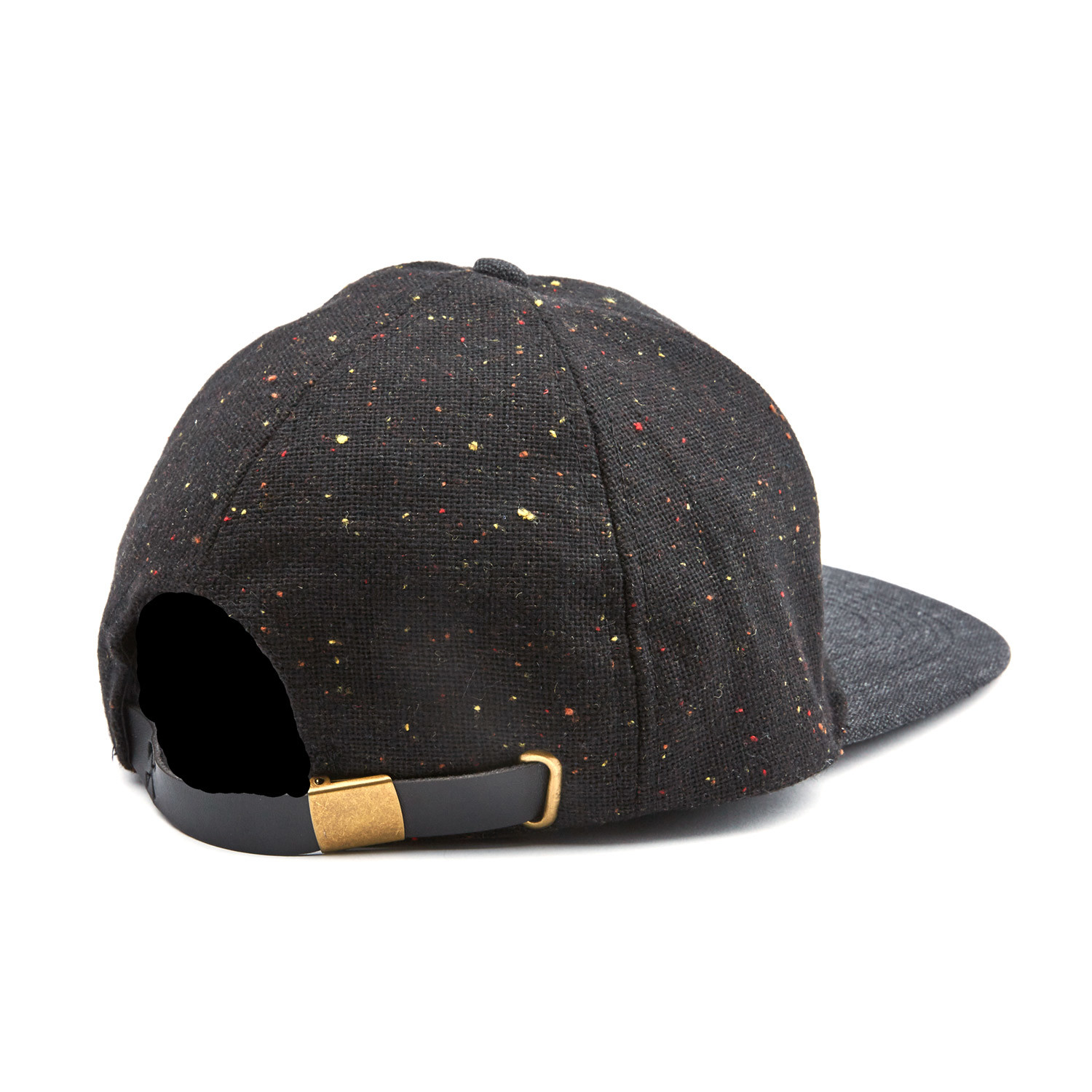 Travis Flat Brim Hat // Black PX Clothing Touch of Modern