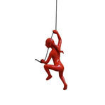 Climbing Woman // Position 4 (Red)