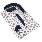 Mercer Dress Shirt // White + Navy (L)