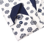 Mercer Dress Shirt // White + Navy (L)