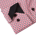 Razor Dress Shirt // Pink + Black (XL)