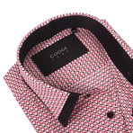 Razor Dress Shirt // Pink + Black (XL)