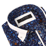 Reed Dress Shirt // Navy (L)