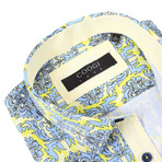 Craig Dress Shirt // Yellow + Light Blue (3XL)