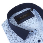 Classic Dress Shirt // Light Blue Paisley (XL)