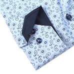 Classic Dress Shirt // Light Blue Paisley (XL)