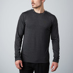 Warriors & Scholars // Venture Fitness Tech Long-Sleeve Shirt // Black (XS)